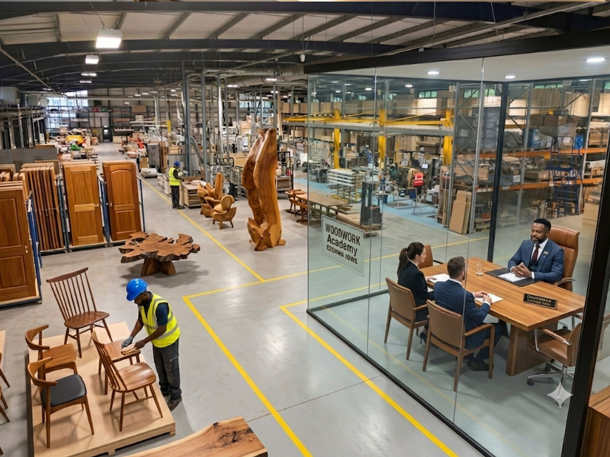 Woodworks Academy by Ezenwa Igwe - Requires partnership and open doors for global business people.