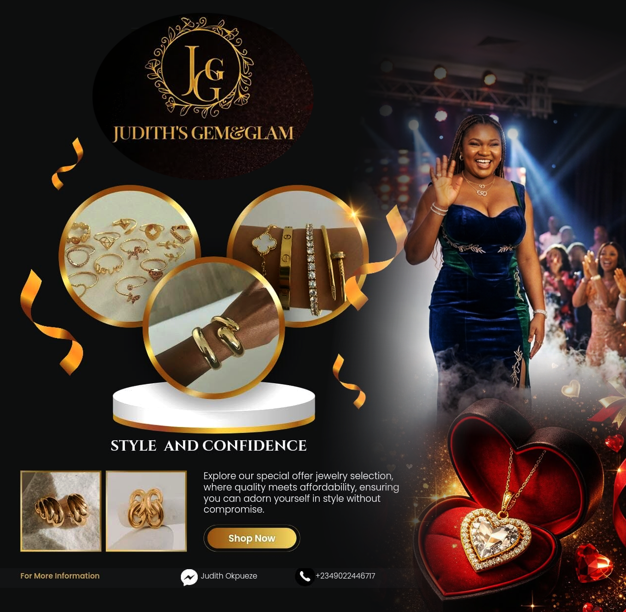 Judith gem and glam