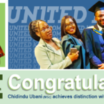 Chidindu Ubani outstanding accomplishment of securing a Master’s Degree in Cyber Security.